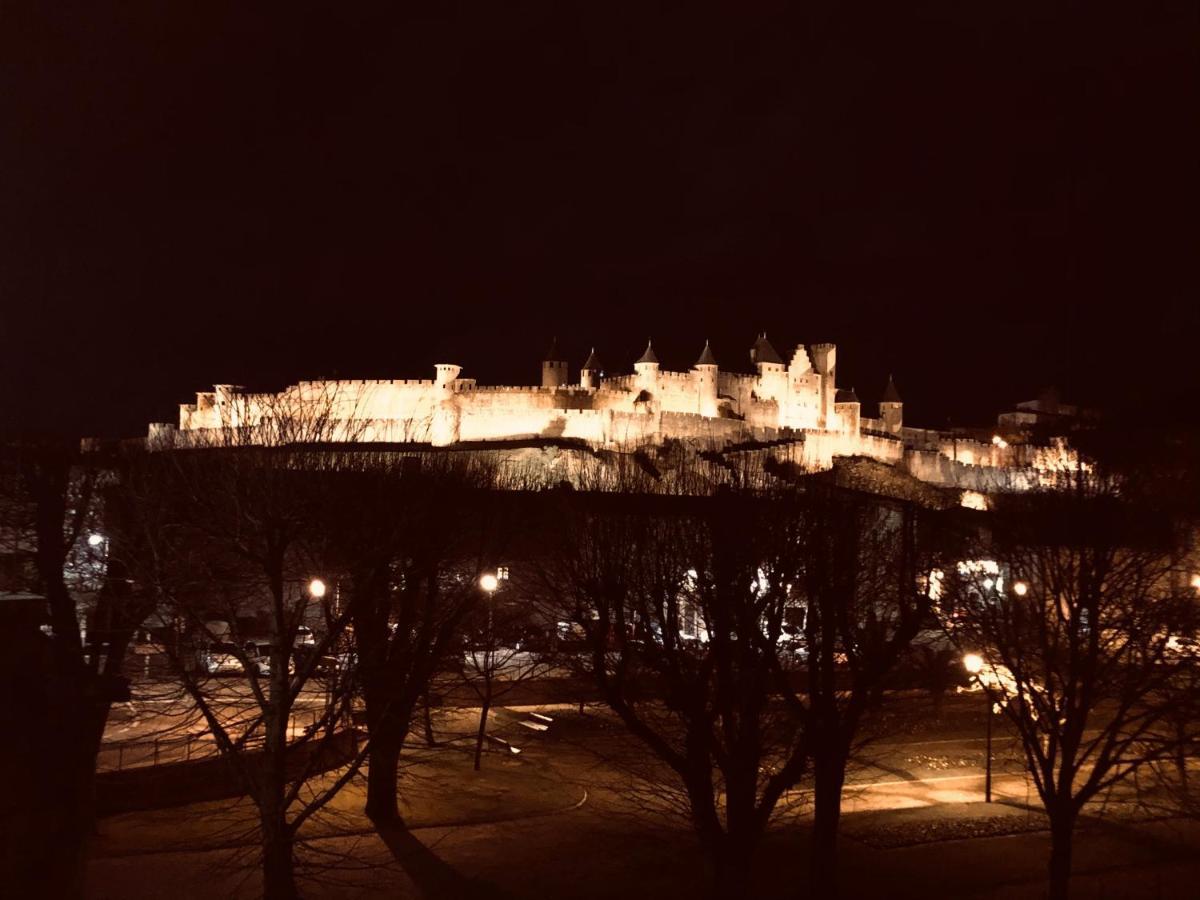 Appartement Vue Cite Medievale Carcassonne Zewnętrze zdjęcie